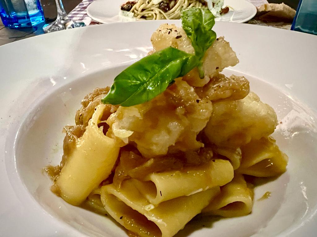 Pacccheri alla Genovese di Baccalà