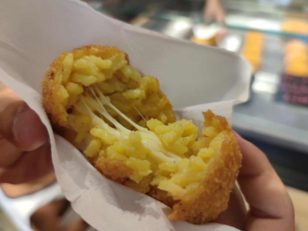 Pizzeria Da Filomena - arancino allo zafferano