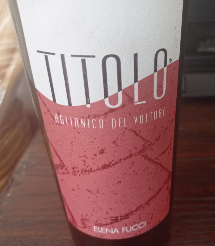 Titolo Aglianico del Vulture Doc by Anfora 2019 Elena Fucci