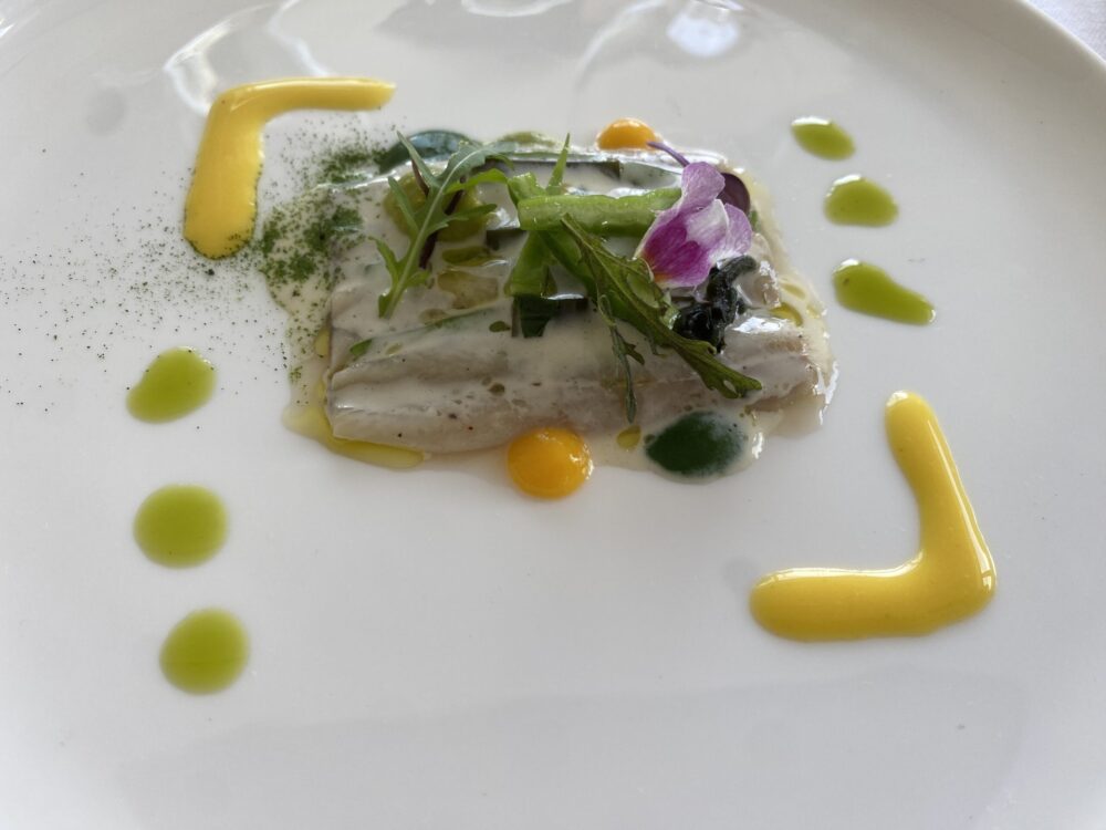 Torre del Saracino - alici, paletta di fichi d'india e salsa agli agrumi