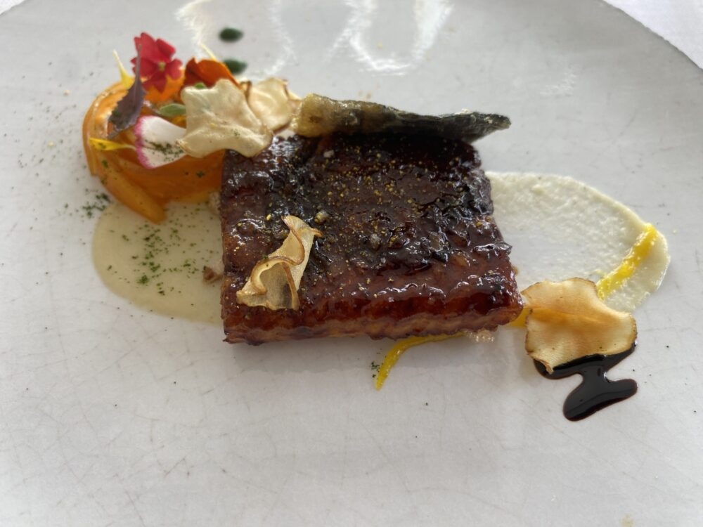 Torre del Saracino - anguilla lago Miseno, albicocche, topinambur, tamarindo