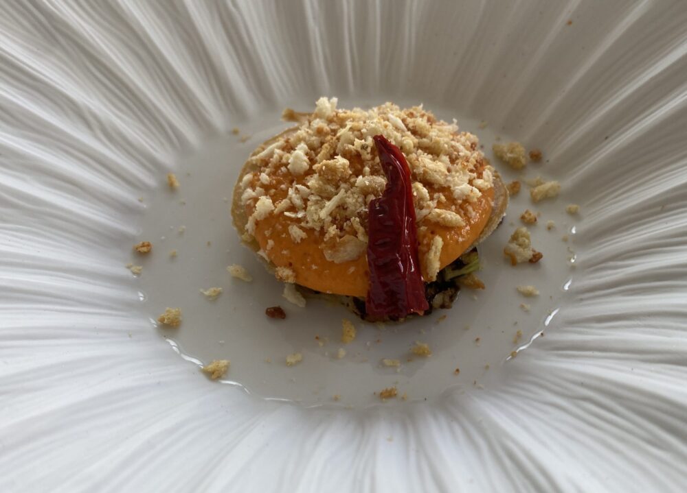 Torre del Saracino - cipollotto nocerino con spuma di pappacelle