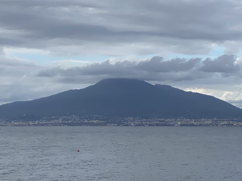 Torre del Saracino - vista sul vesuvio