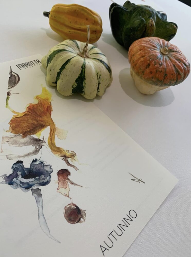 Marotta Ristorante, il menu d'autunno