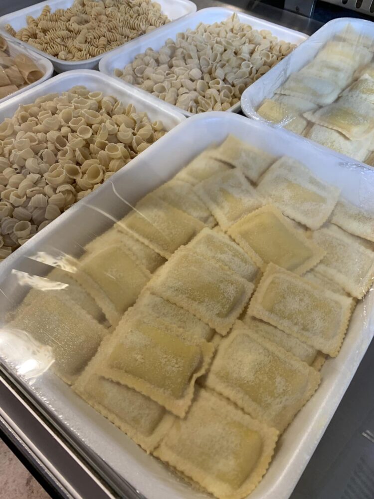 Pastificio Osteria alle pendici di Monte Erbano, i ravioli