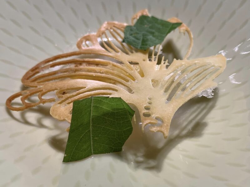 Ristorante Il Pagliaccio, intermezzo - blu del lago, ceci cacao