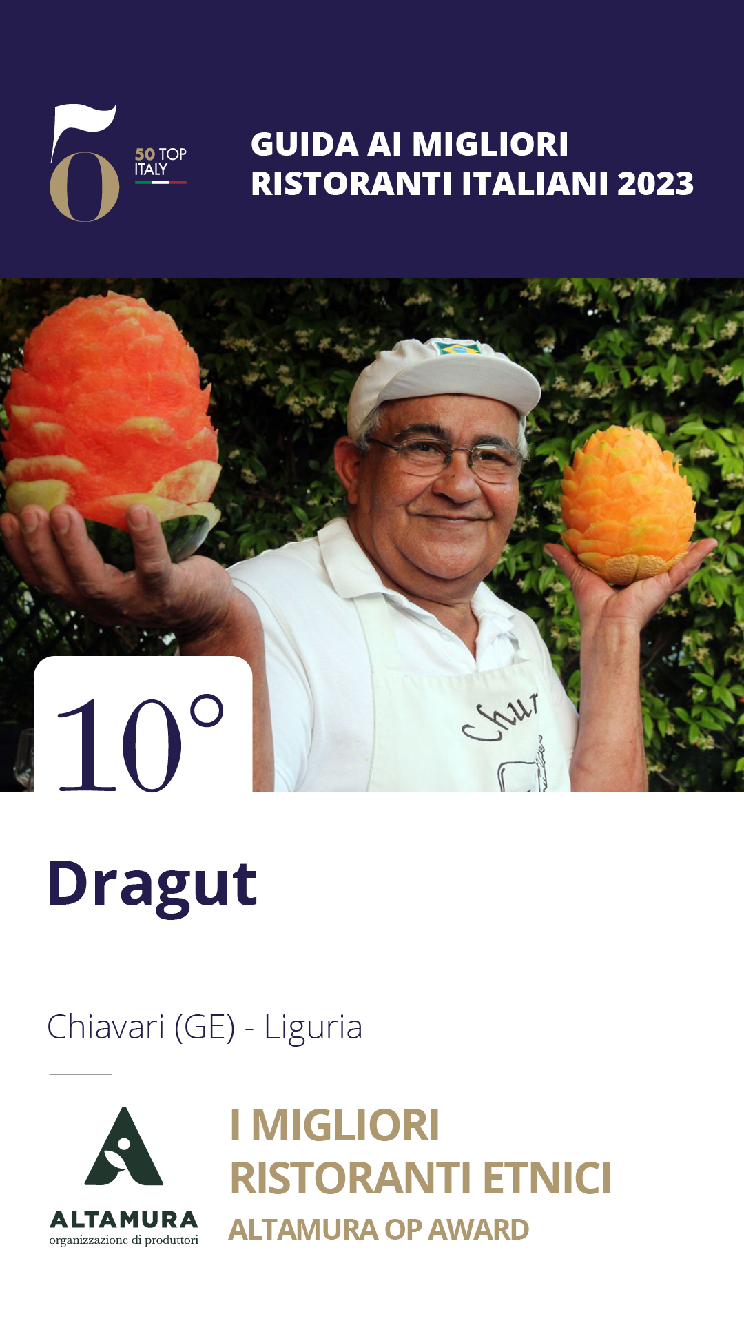 10 - Dragut – Chiavari (GE), Liguria
