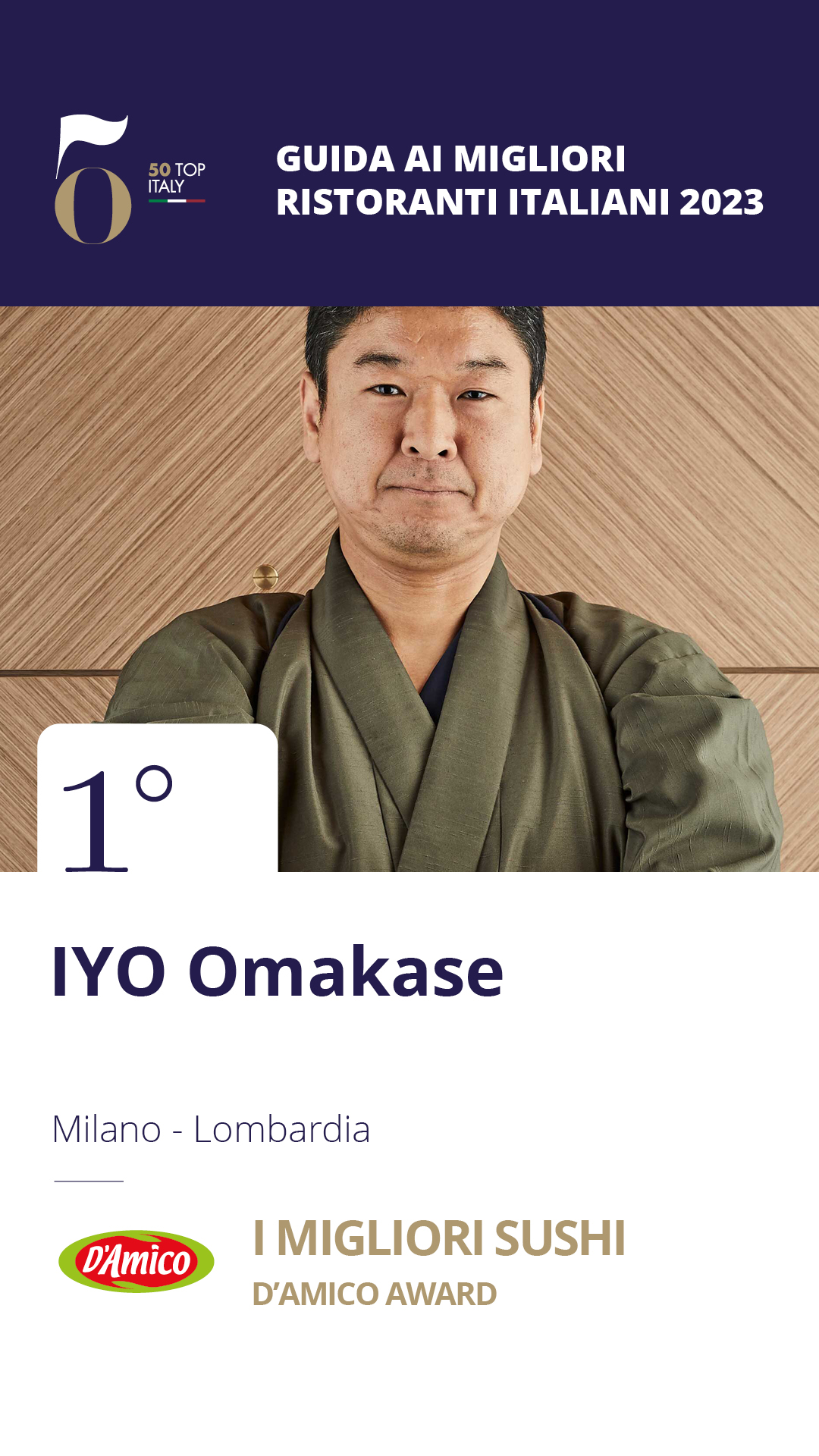 1 - IYO Omakase – Milano, Lombardia