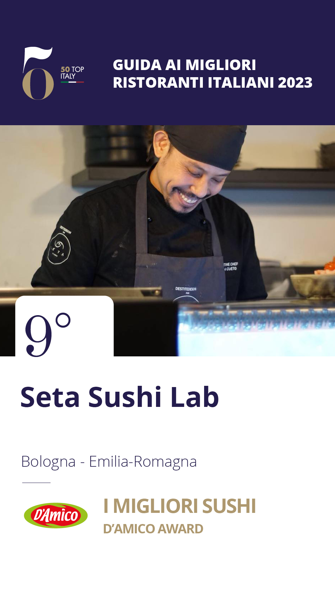 9 - Seta Sushi Lab – Bologna, Emilia-Romagna