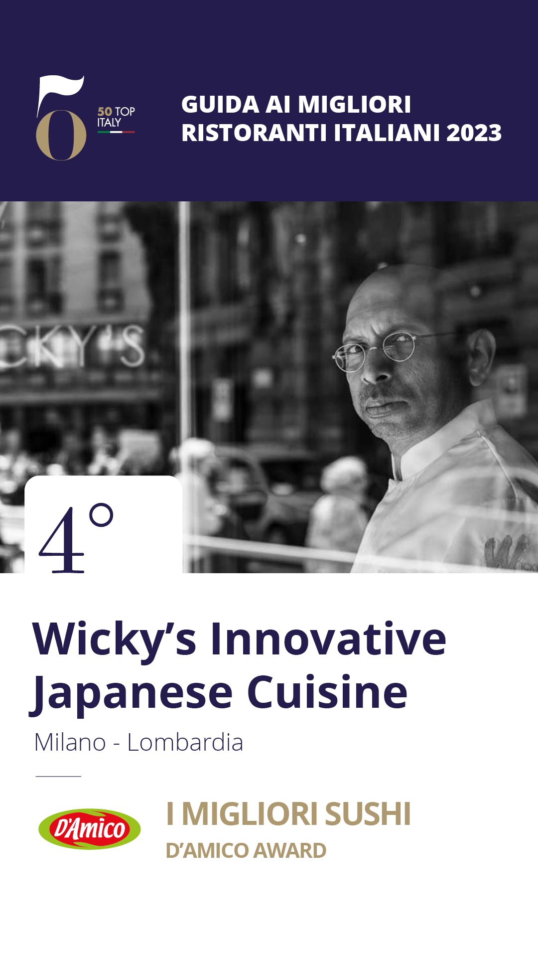 4 - Wicky’s Innovative Japanese Cuisine – Milano, Lombardia