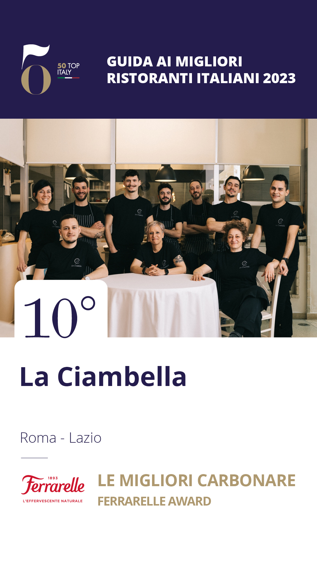 10 - La Ciambella – Roma, Lazio