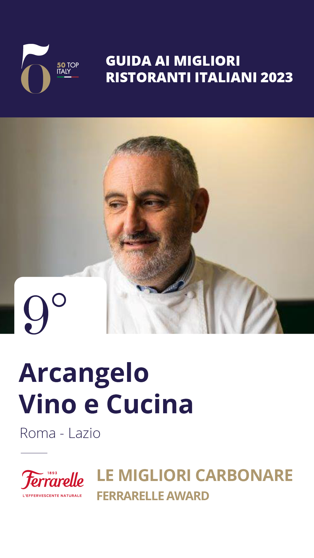 9 - Arcangelo Vino e Cucina – Roma, Lazio
