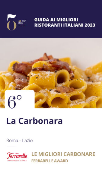 6 - La Carbonara – Roma, Lazio