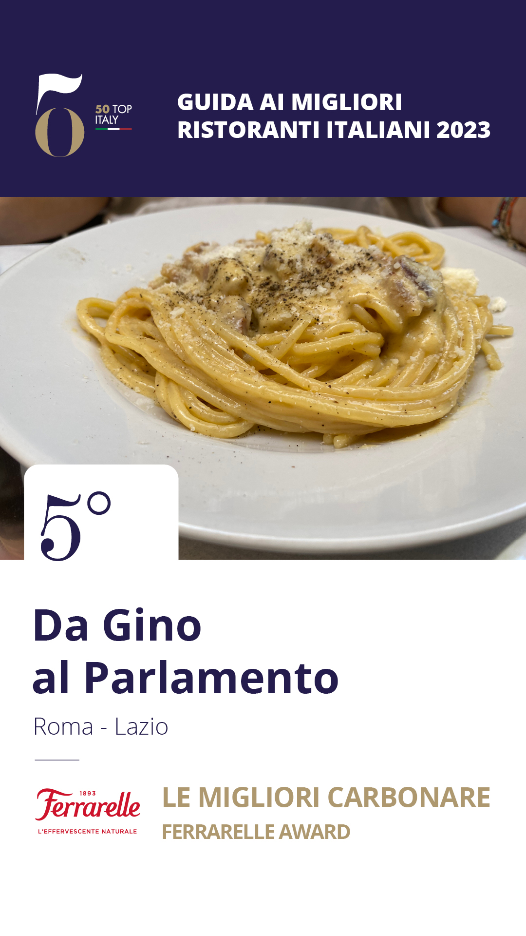 5 - Da Gino al Parlamento – Roma, Lazio