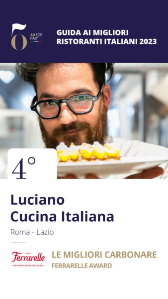4 - Luciano Cucina Italiana – Roma, Lazio