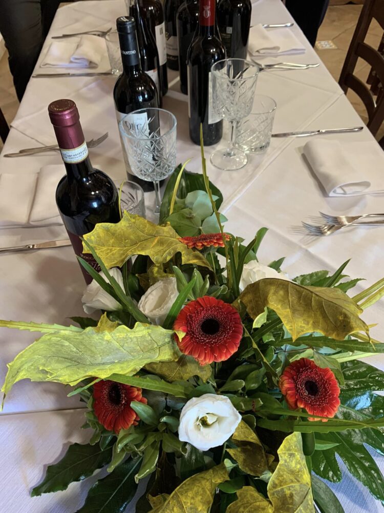 Pastificio Osteria alle pendici di Monte Erbano, a tavola