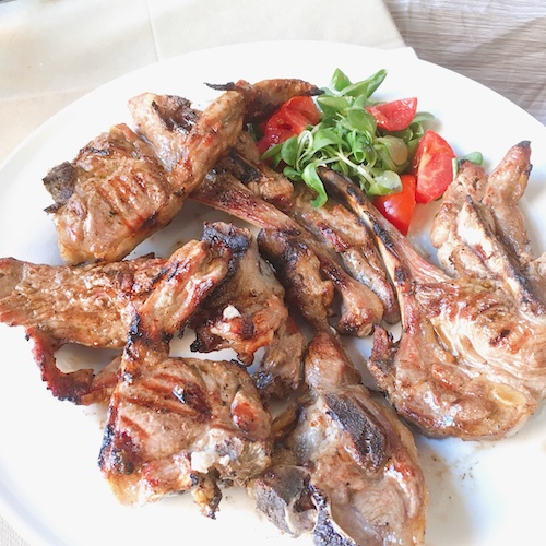 Agnello alla brace 