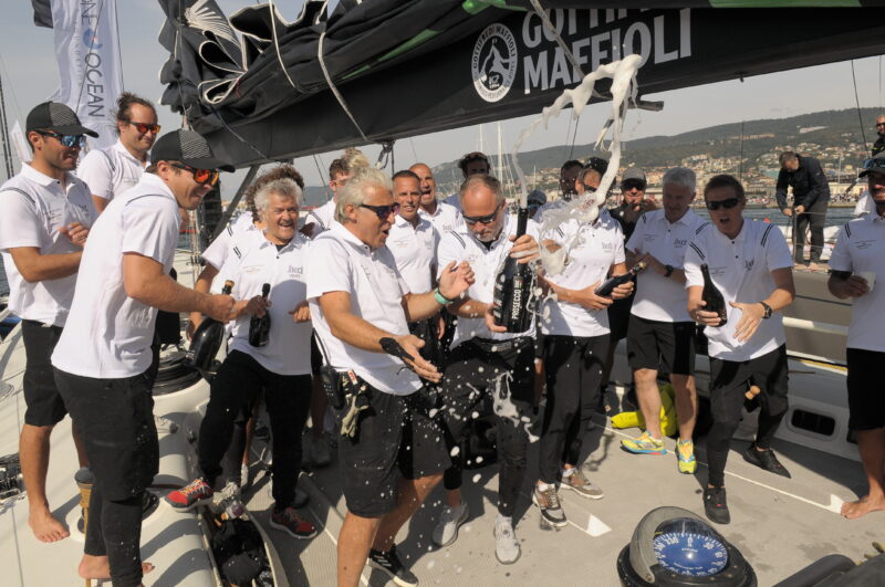 Festeggiamenti Portopiccolo-Prosecco DOC in mare