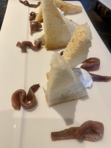 Filetti di acciughe del cantabrico, burro demi sec - Bommarè