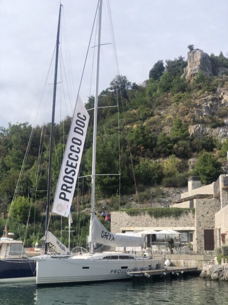 ORYX X 50 ormeggiata a Portopiccolo