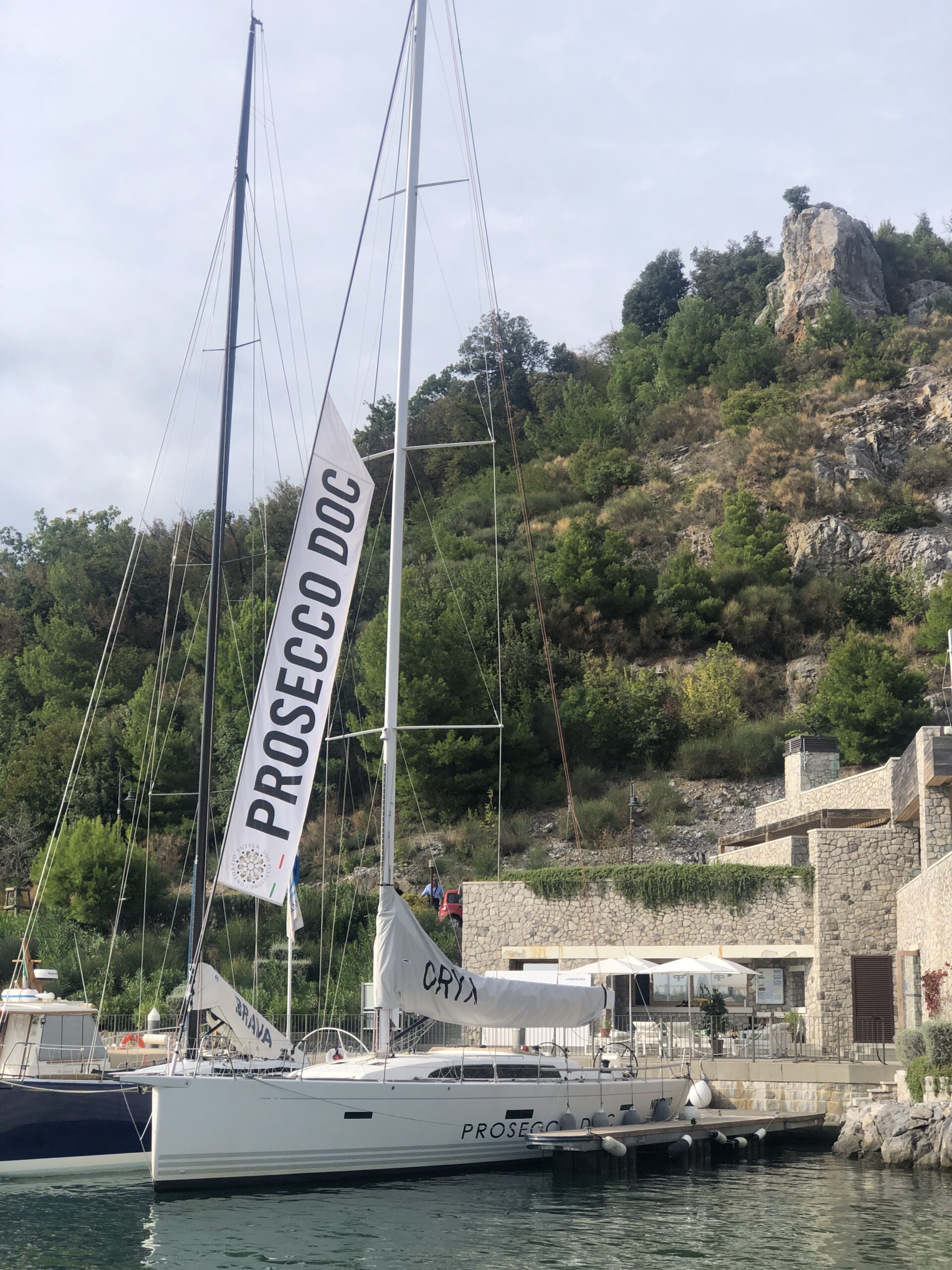 ORYX X 50 ormeggiata a Portopiccolo