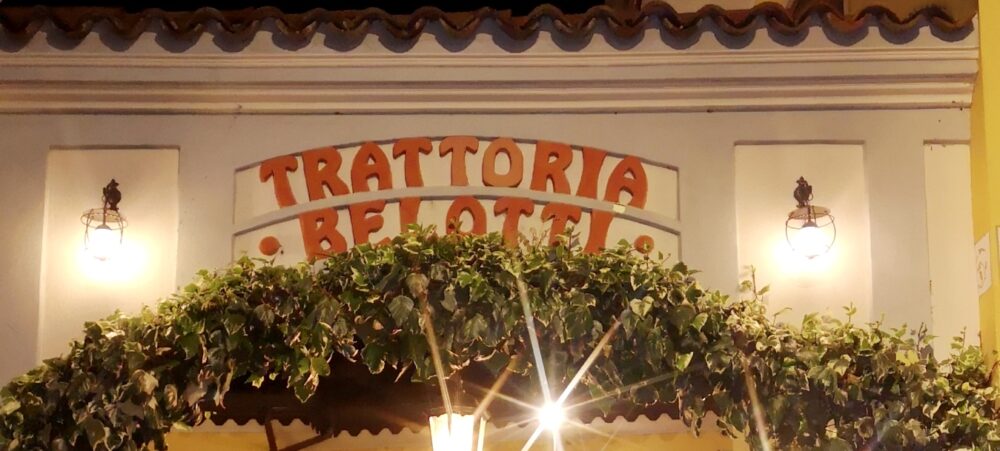 Trattoria Belotti - insegna