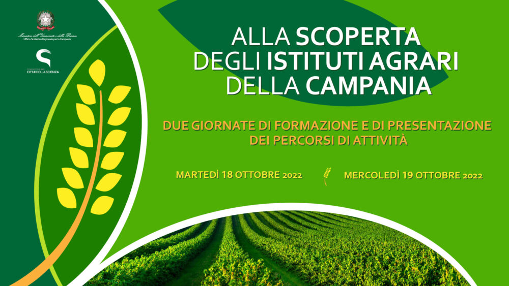 In Città della Scienza with agronomists “Food has a history.  food is culture
