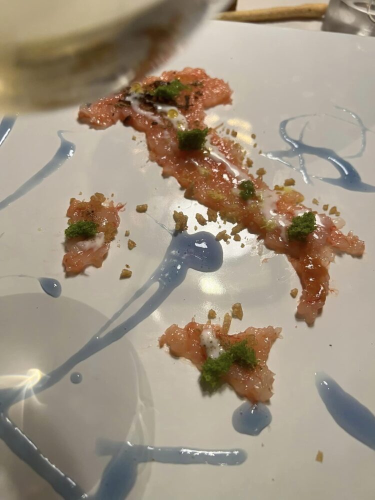 Antica Osteria Nonna Rosa, Tartare di gambero da Sud a Nord