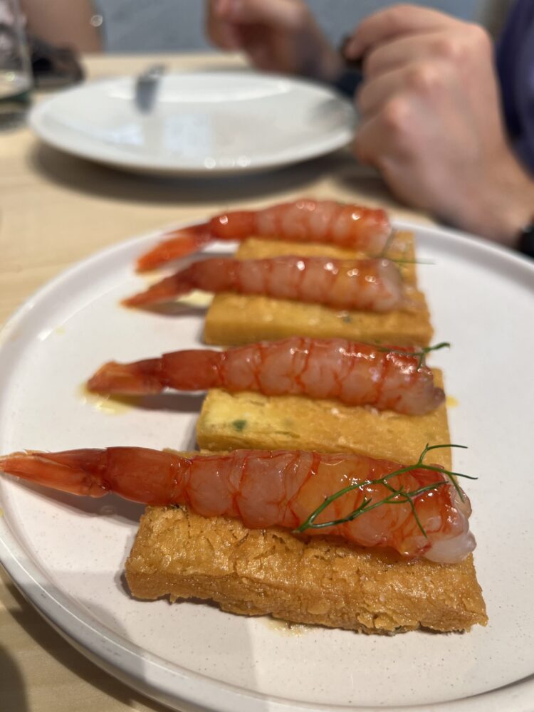 Angiò – Gambero e panelle