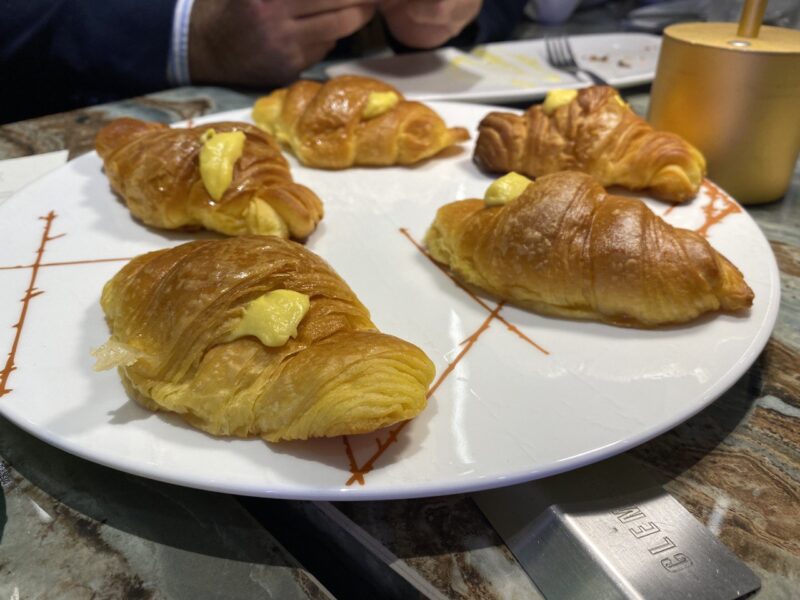 Cornetto allo zabaione