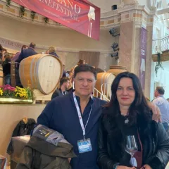Antonio e Teresa Iovino al Merano Wine Festival