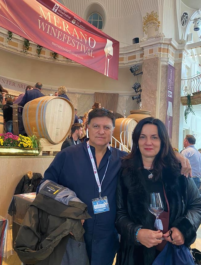 Antonio e Teresa Iovino al Merano Wine Festival