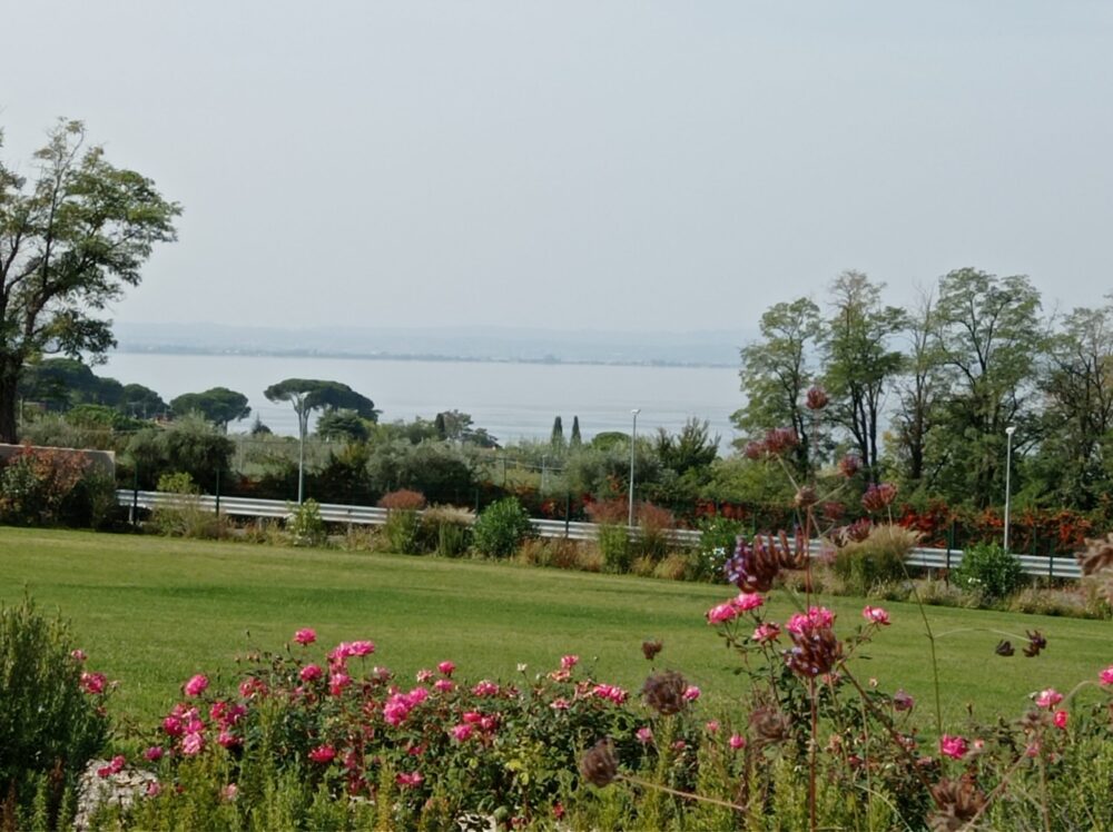 Lago di Garda visto dal complesso turistico Natiia di Lazise