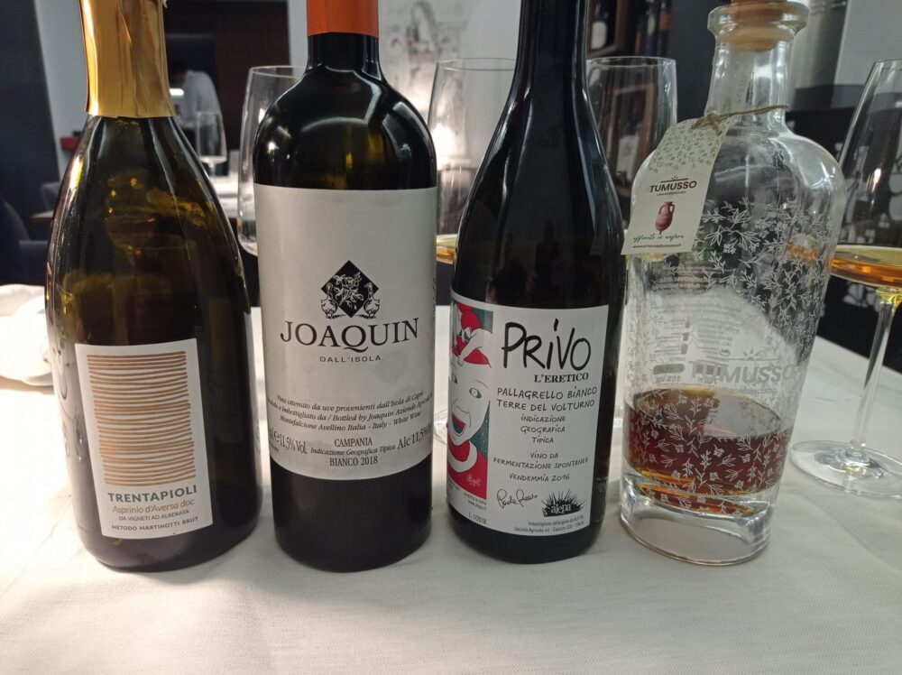 Ristorante Emozionando Vini bevuti