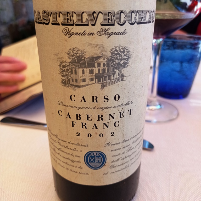 Cabernet Franc 2002 Carso doc Castelvecchio