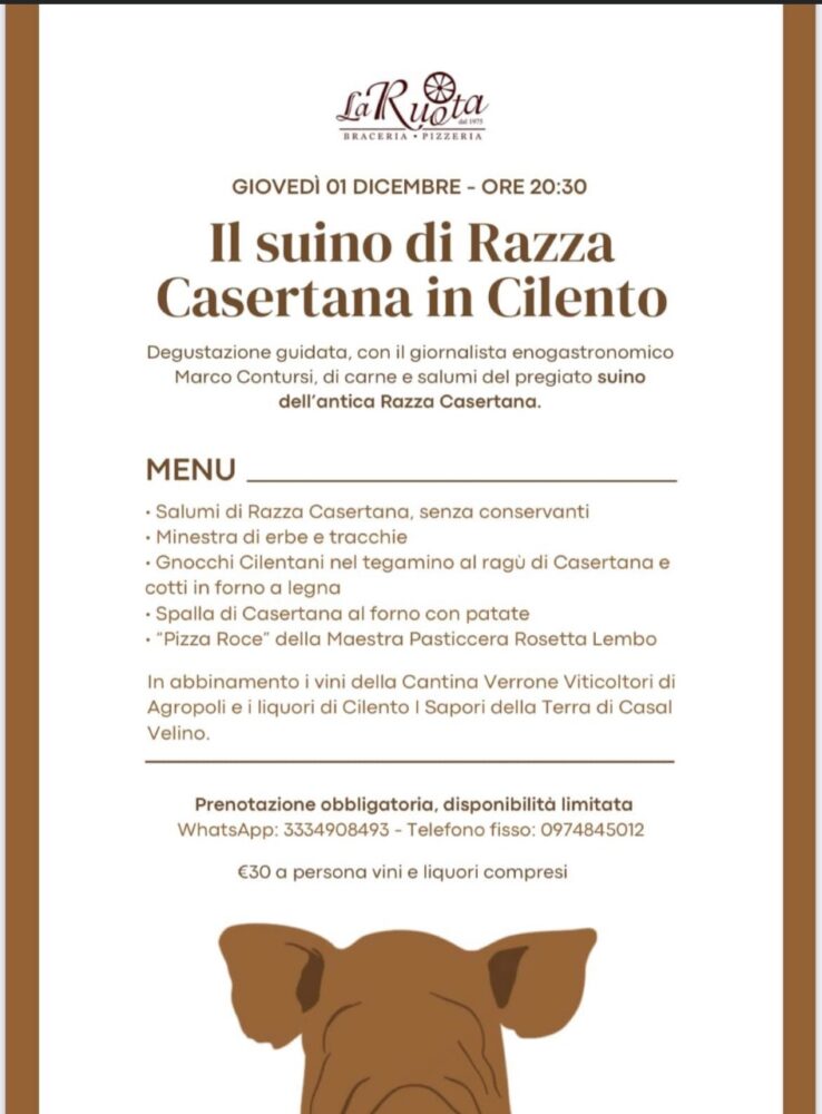 Evento - suino casertano alla Ruota