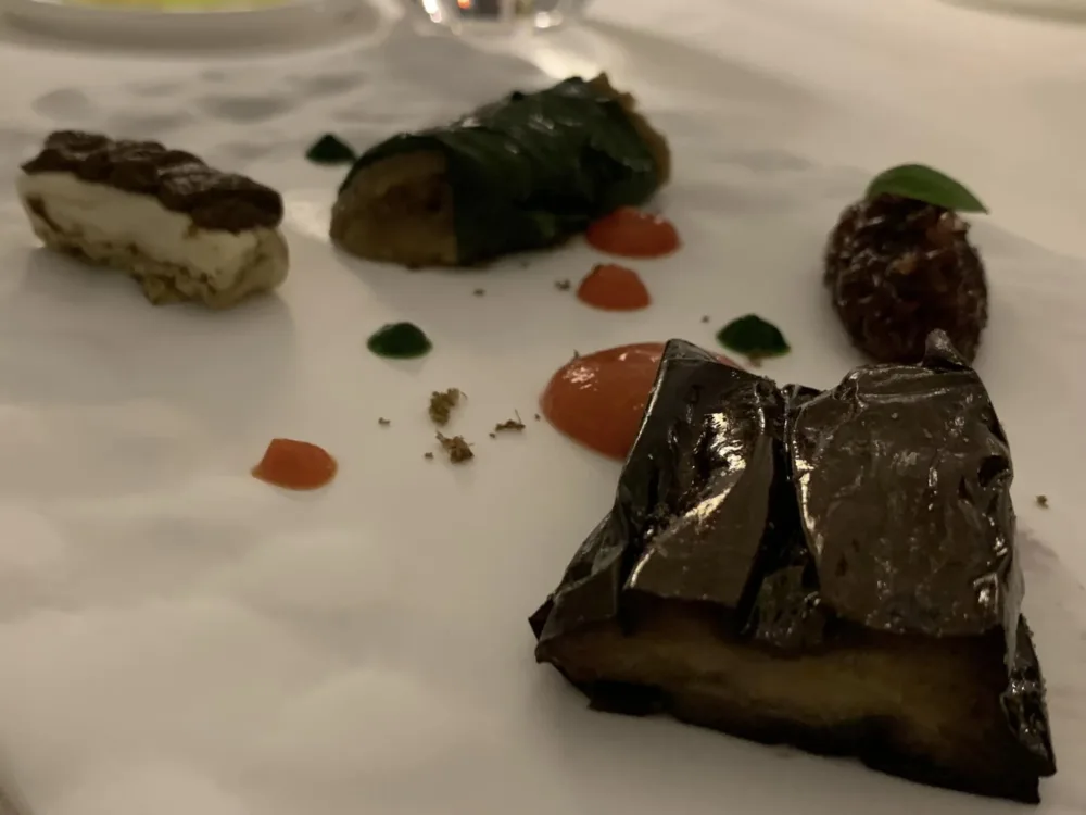 Don Alfonso, melanzana in tre cotture