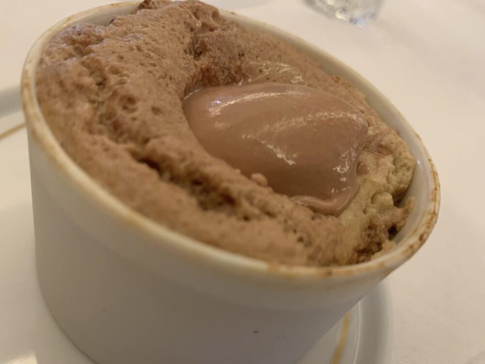 Maison Ruggieri, il corso del souffle' con gelato al caffè