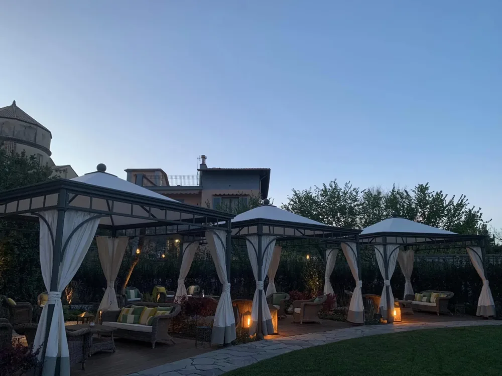 Don Alfonso, i nuovi gazebo