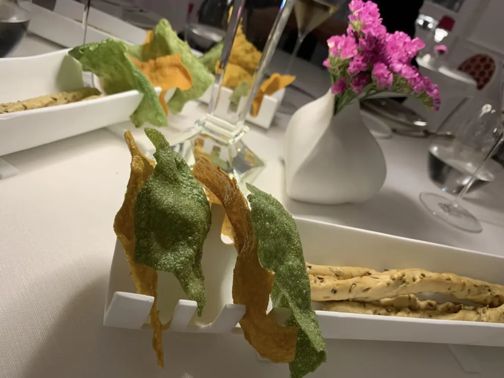 Don Alfonso, grissini e crackers