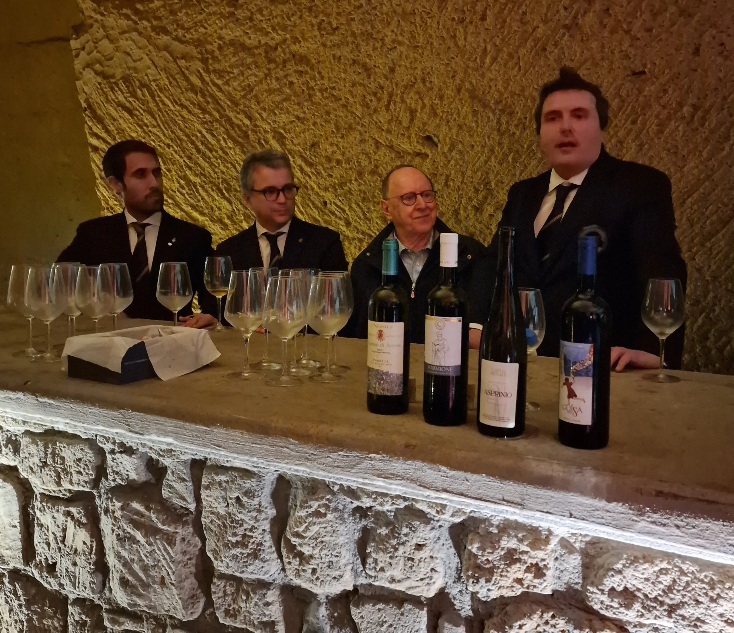 Asprinio a 40 metri nel sottosuolo