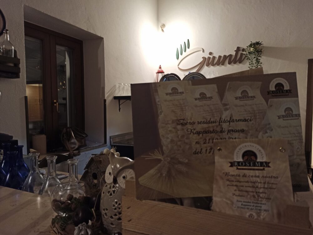 Giunti Agriturismo - La Pasta artigianale Rosema di Castel Campagnano