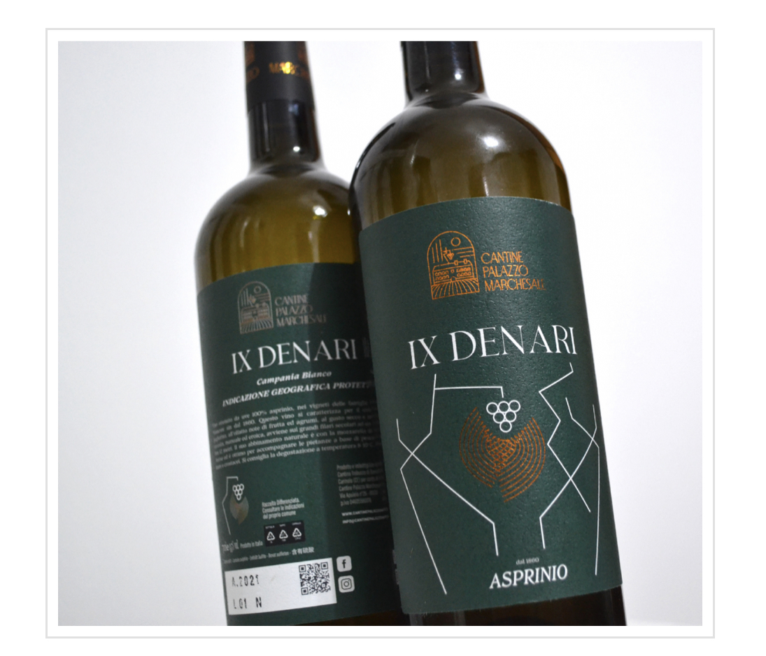 Cantine Palazzo Marchesale IX Denari Asprinio Campania Bianco Igp