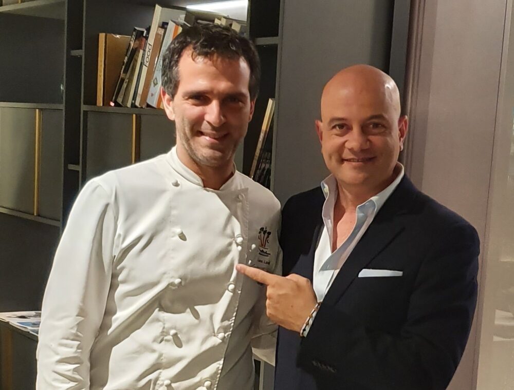 Stefano Incerti e chef Luca Landi