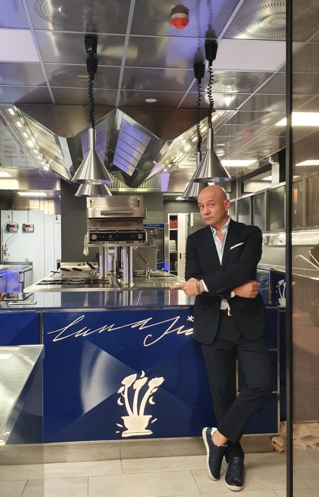 Stefano Incerti in cucina