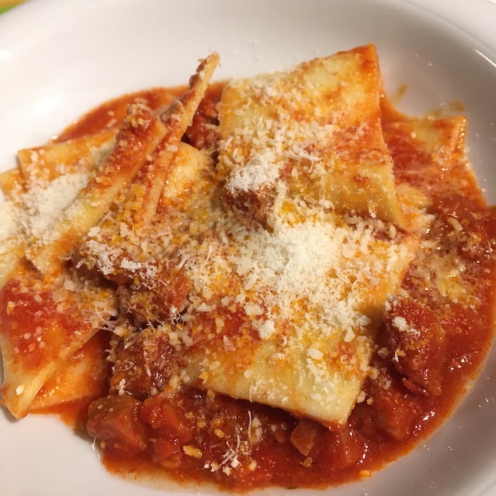 Tacconelle con ragu di Ventricina