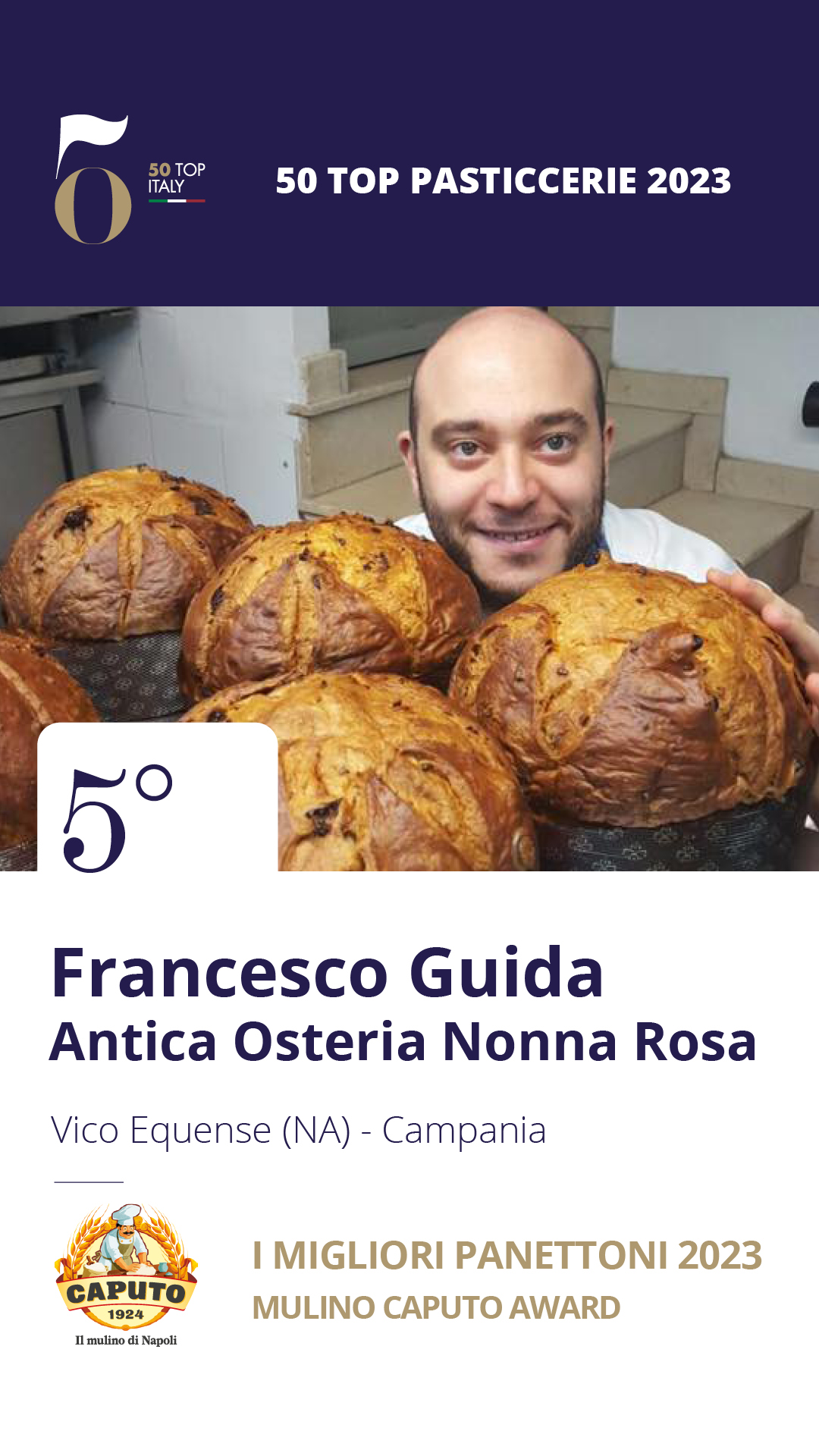 5 - Francesco Guida, Antica Osteria Nonna Rosa - Vico Equense (NA), Campania