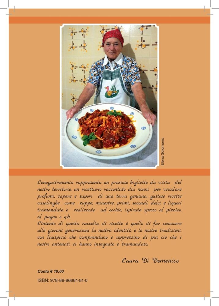 Saperi e Sapori…Le ricette dei nonni - quarta di copertina