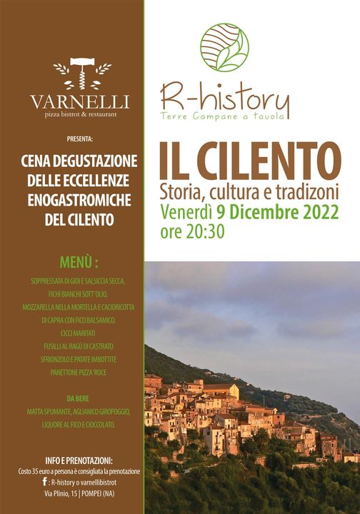 Il Cilento in tavola da Varnelli Restaurant