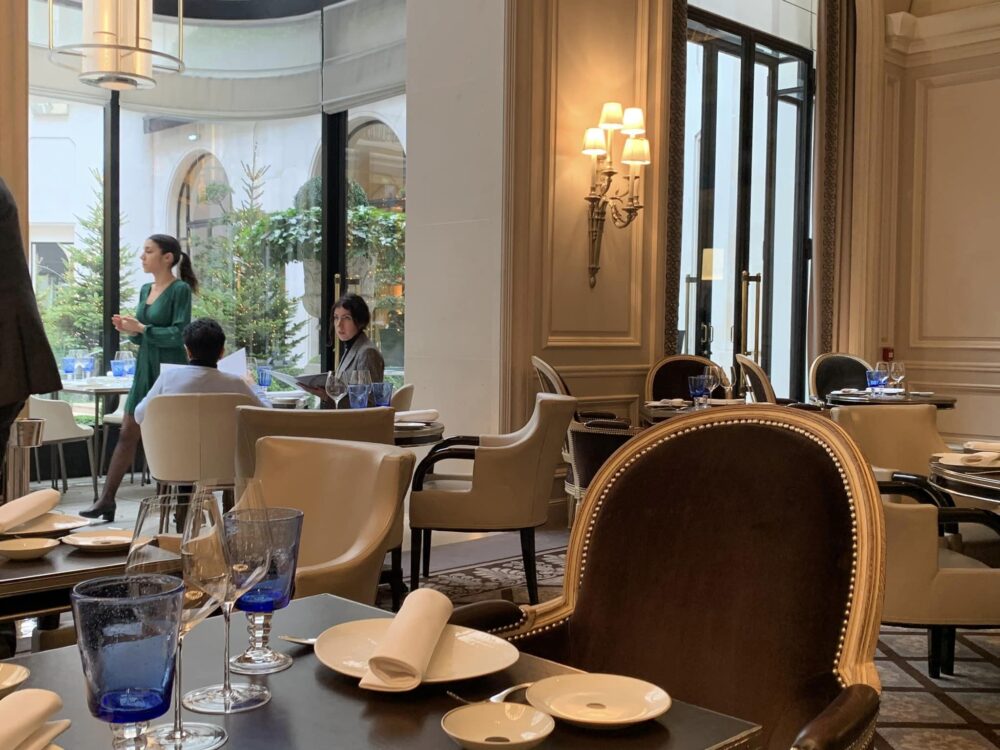 Restaurant Le George, un angolo della sala